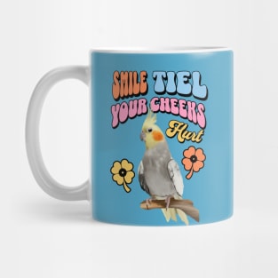 Cute Cockatiel - Smile Tiel Your Cheeks Hurt Mug